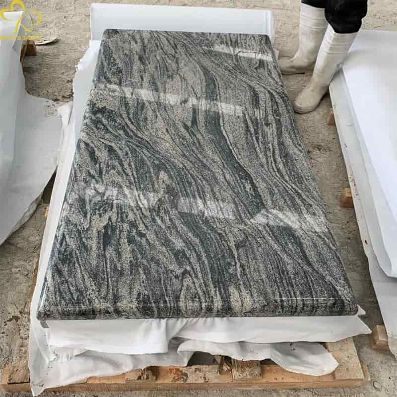 Китай Новый производитель гранитных надгробий Juparana Custom