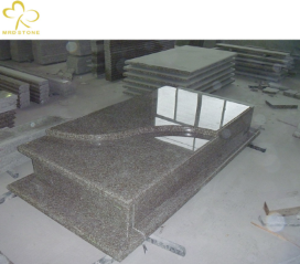 G664 Pink Granite Tombstone
