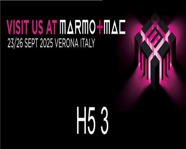 Стенд H5 3 на выставке Marmo+mac Stone Fair, Верона, Италия, 23–26 сентября 2025 г.