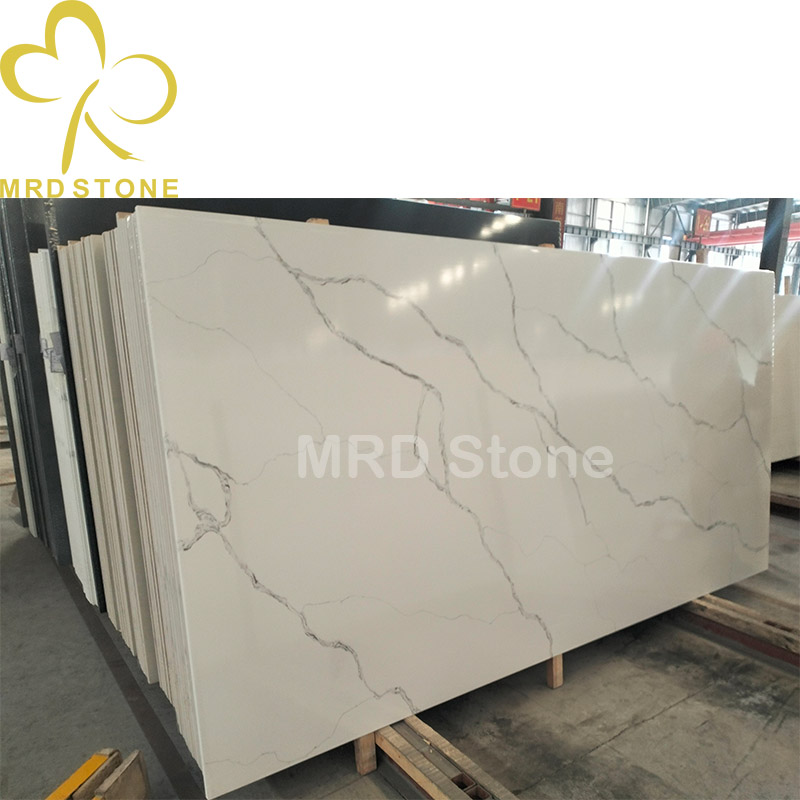 Calacatta White Quartz for Kitchen Countertops